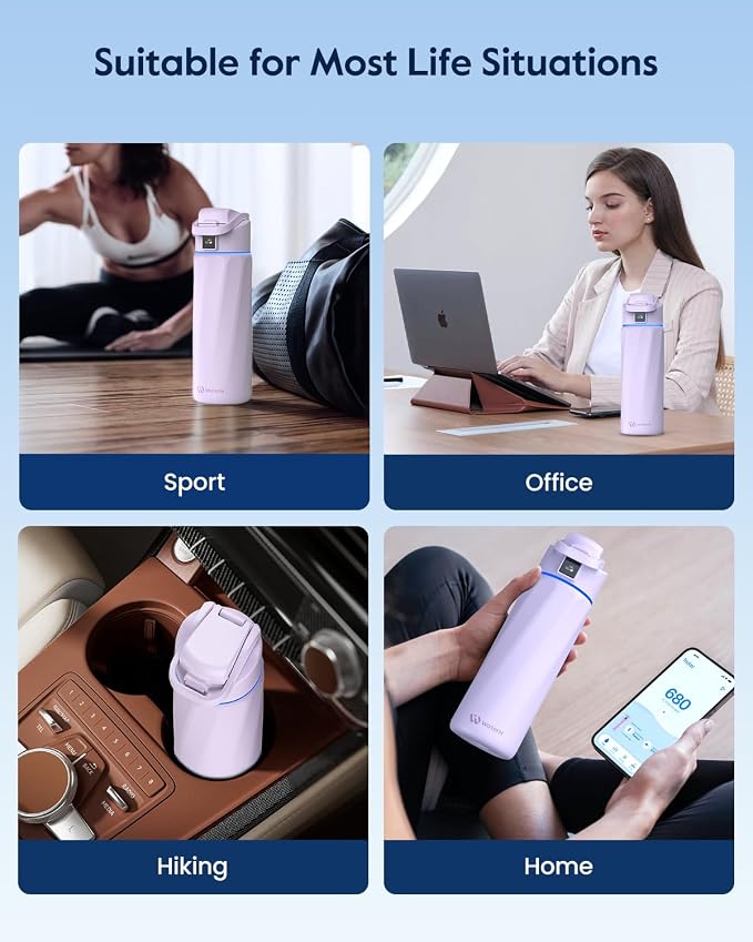 BOOST Smart Water Bottle with Reminder & Tracker, Double Wall Vacuum Insulated - Image 8