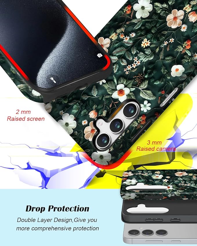 Compatible for Samsung Galaxy S26 Ultra 5G Case, Dual Layer Heavy Duty 2 in 1 - Image 3