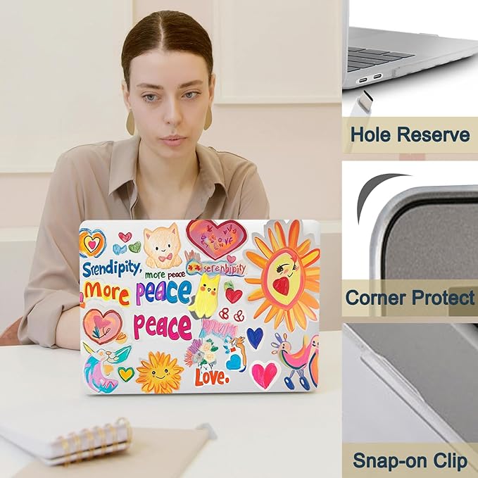 Laptop Case for New MacBook Pro 13 inch M1 M2 2016-2022 Release, Arts Pro 13.3" - Image 5