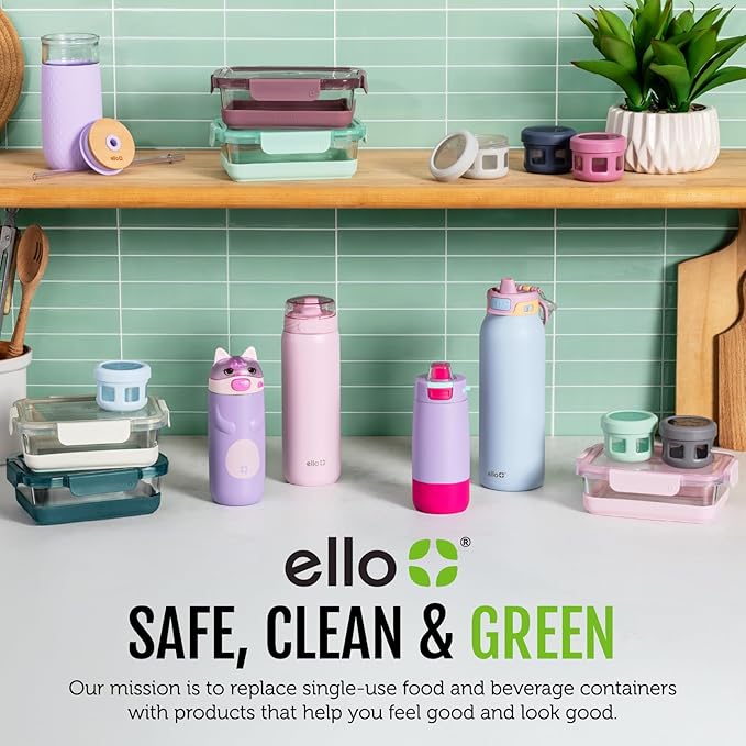 Ello Ellies 16oz Plastic Kids Water Bottle - Image 9