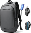 hk Business Backpack for Men 17 Inch, Slim & Expandable Waterproof Travel by hkbag
