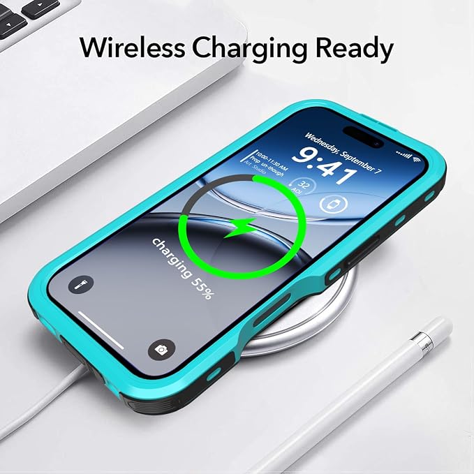 for iPhone 16 Case Waterproof, Full-Body Hard Case Built-in - Image 7