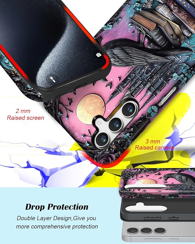 Compatible for Samsung Galaxy A57 5G Case, Dual Layer Heavy Duty 2 in 1 - Image 3
