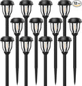 DERAYSION 12 Pack Solar Lights Outdoor, Solar Pathway Lights Auto On/Off by DERAYSIONSolarLighting
