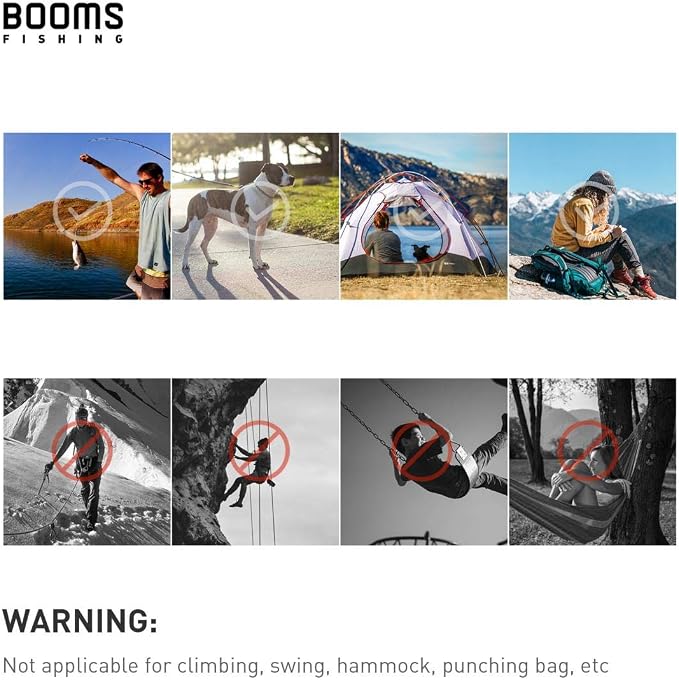 Booms Fishing CC1 Multi-Use Carabiner Clip, 6 Pack Small Caribeener Clips - Image 5