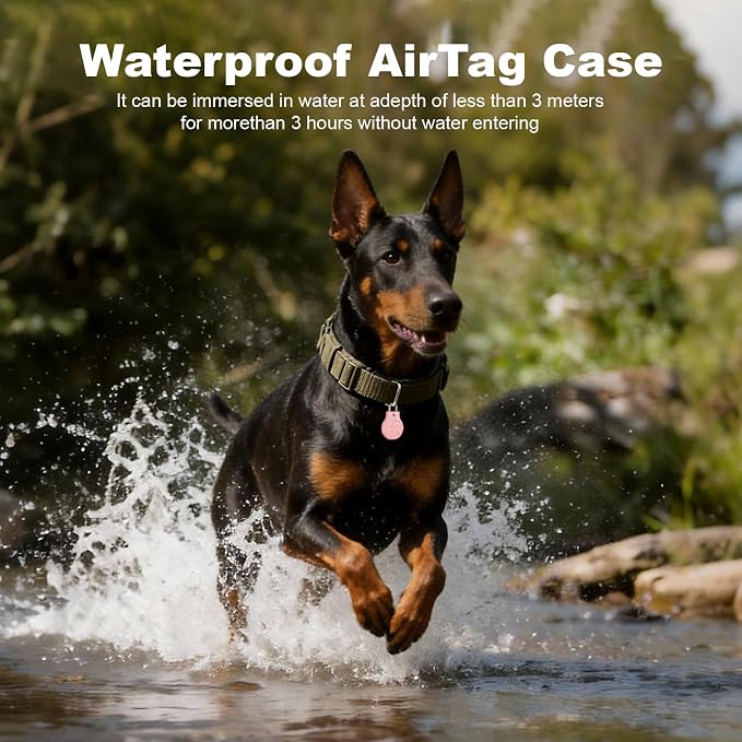 for AirTag Holder with 304 U-Shaped Lock, 4 Pack IPX8 Waterproof PC Hard Case - Image 6