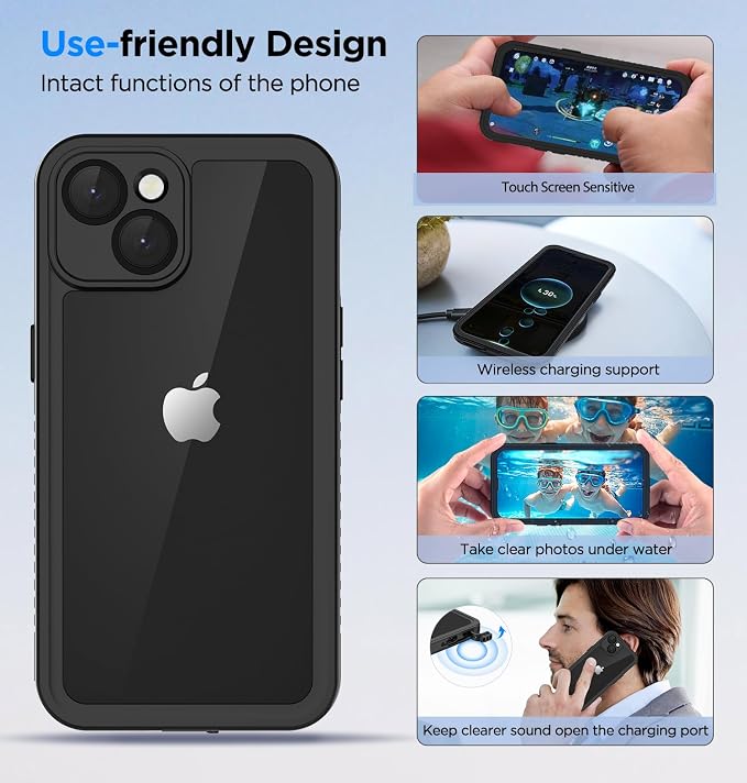 Lanenas for iPhone 14 Case, for iPhone 14 Waterproof Case - Image 6