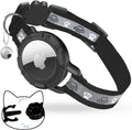 Breakaway AirTag Cat Collar, Reflective Cat Tracker Collar by ODOKELE