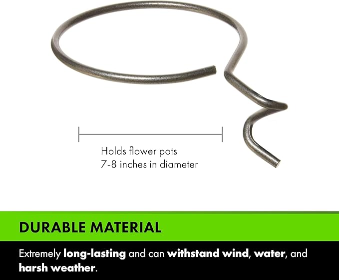 Yard Butler Yard Tree Supplies - Beautiful Home Decor for Garden, Lawn, or Indoors - Perfect for Hanging Plants, Bird Feeders, Laterns, or Wind Chimes, Tree Ring