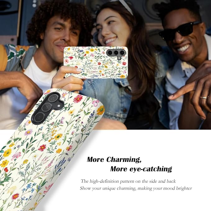 Compatible for Samsung Galaxy A37 5G Case, Dual Layer Heavy Duty 2 in 1 - Image 4