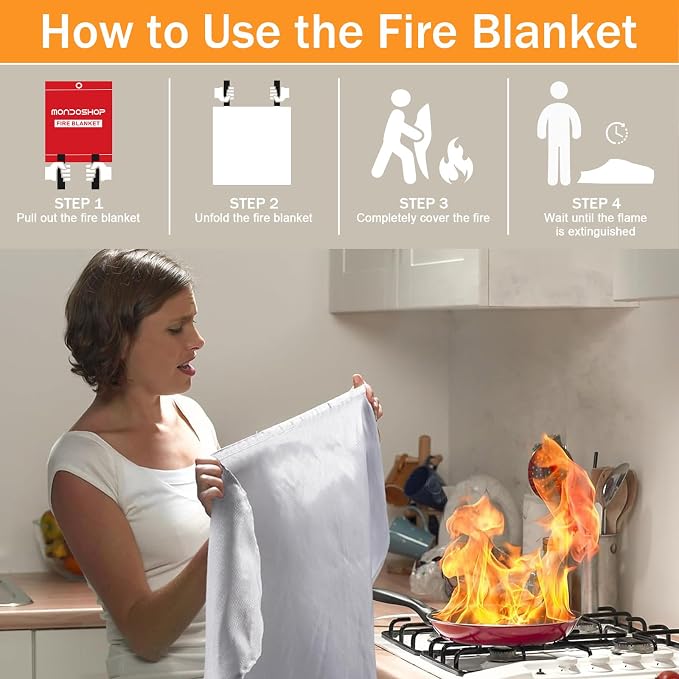 Mondoshop Silicone Fire Blanket - Image 6