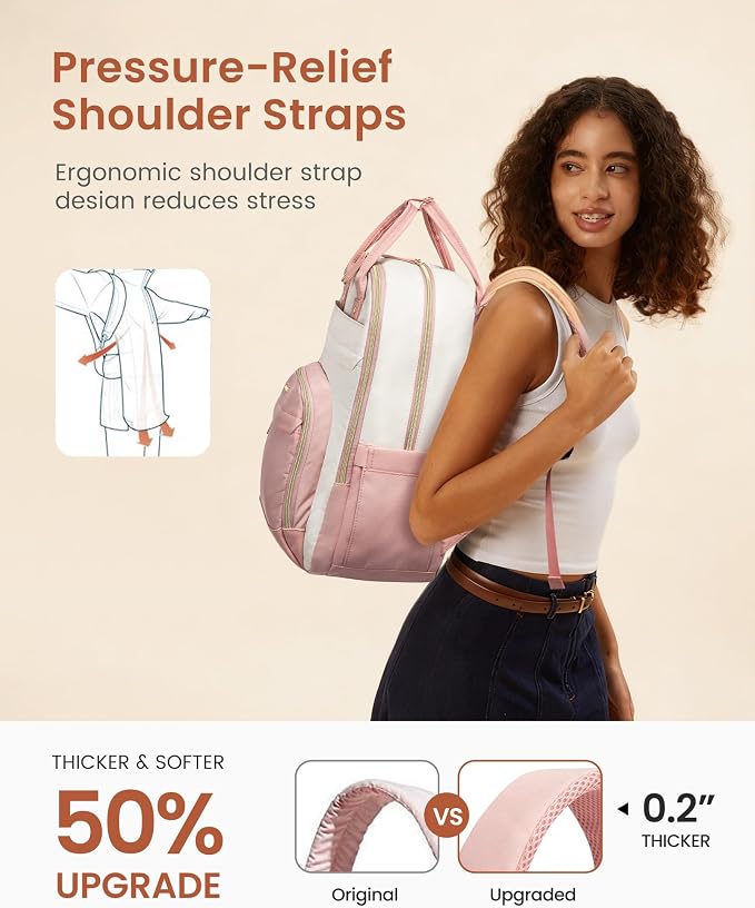 LOVEVOOK Backpack for Women, Laptop Backpack Women, Fits 18 Inch Laptop - Image 5