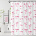 Pink Bow Shower Curtain by Caheansi