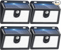 Solar Motion Sensor Outdoor Lights, Super Bright Solar Lights Outdoor Waterproof by Claoner