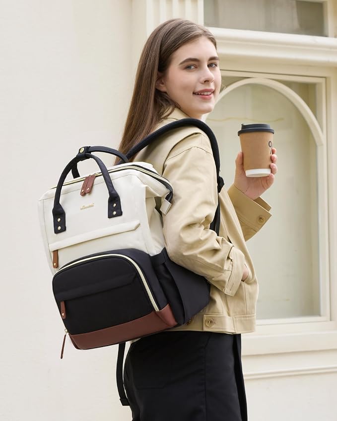 LOVEVOOK Laptop Backpack for Women, 18 Inch Work Business Backpacks Purse - Image 6