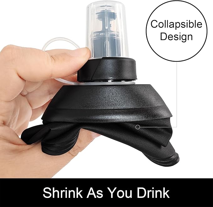 WILDREEDS 150ml Soft Flask, TPU Collapsible Soft Water Bottle - Image 3