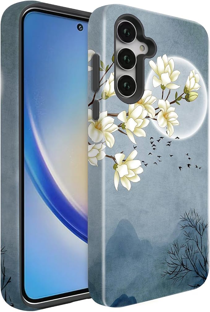 Compatible for Samsung Galaxy A37 5G Case, Dual Layer Heavy Duty 2 in 1 by BSMOSPER