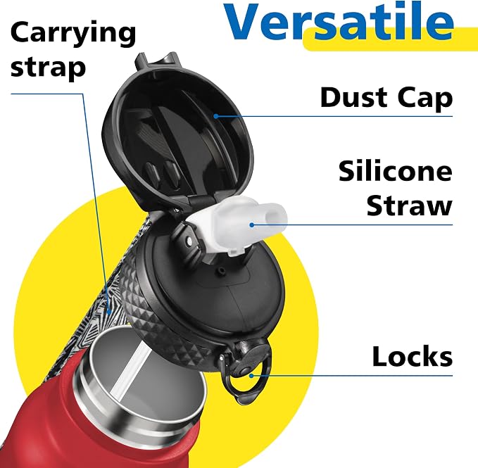Han's Bottle Sports Water Bottle - 32 Oz - Image 3
