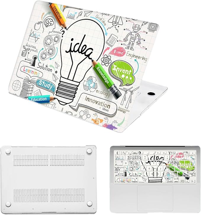 Hard Case for New MacBook Air 13 inch M2 M3 M4 2022 2024 2025 Release, 13.6" by Unknown