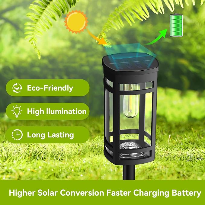 EXCMARK 8 Pack Solar Lights Outdoor Waterproof - Image 6
