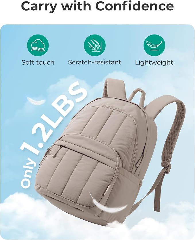 BAGSMART Womens Backpack Small Travel Laptop Backpack - Image 6
