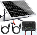 ECO-WORTHY 25W 12V Solar Battery Charger Trickle Maintainer, 25W Waterproof by ECO-WORTHY