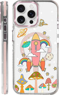 Case for iPhone 15 Pro Max, Spaceship Mushroom Phone Case Design，for Women by Toulas