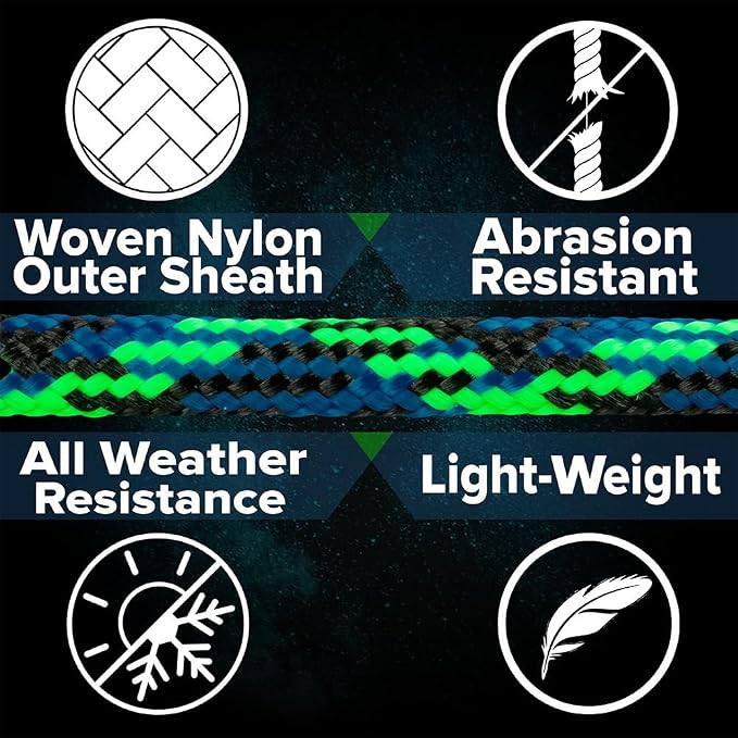 PARACORD PLANET Tactical 5-Strand Nylon Core 275-LB Tensile Strength Paracord - Image 4