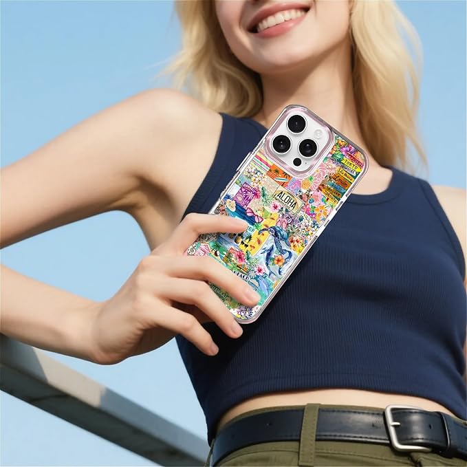 Case for iPhone 16 Pro, Hawaii Aloha Cover Coastal Beach Collage Phone Case - Image 6