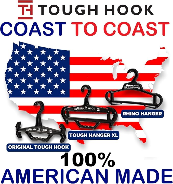 Original Xtreme KRYSTAL Translucent Heavy Duty Clear Hangers | American Made - Image 2