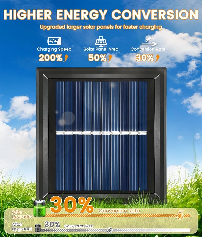 10 Pack Solar Pathway Lights Outdoor, Taller Bright Solar Path Lights Waterproof - Image 4