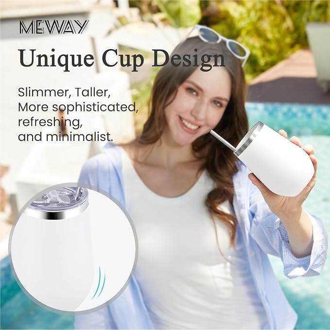 MEWAY 12oz Insulated Wine Tumbler - Image 4
