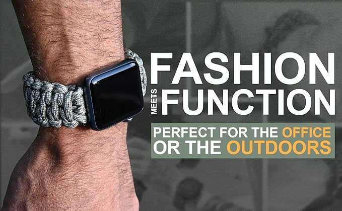 Savior Survival Gear Paracord Watch Band, Compatible - Image 6