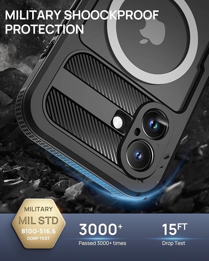 Lanhiem Magnetic for iPhone 17 Case, IP68 Waterproof Dustproof Case, Full Body - Image 5