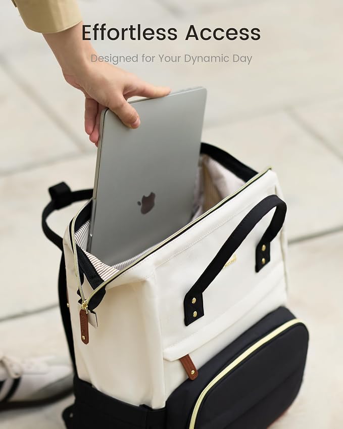 LOVEVOOK Laptop Backpack for Women, 15.6 Inch Work Business Backpacks Purse - Image 4