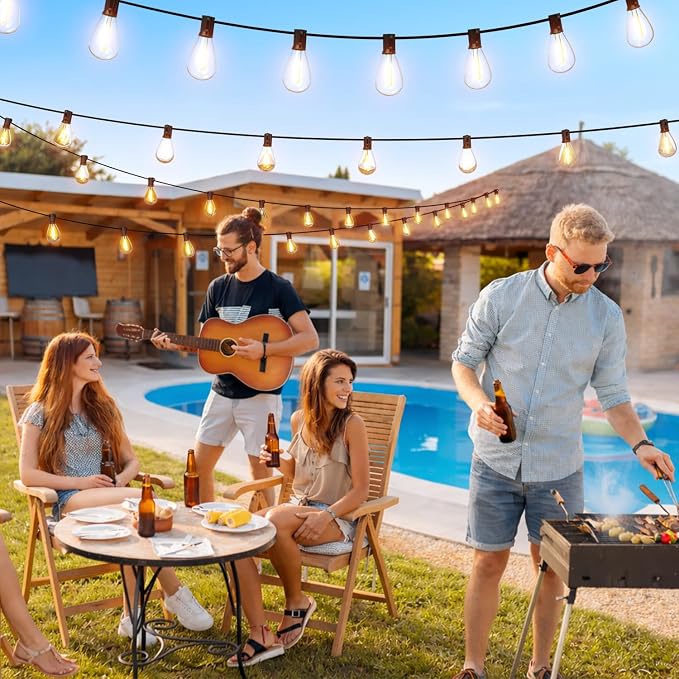 30FT LED Outdoor String Lights - Image 8