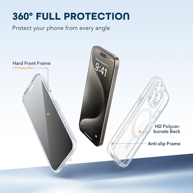 TIESZEN for iPhone 15 Pro Case, Compatible - Image 5