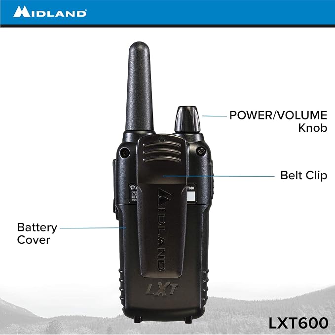Midland LXT600VP3 36 Channel FRS Two-Way Radio - Image 5