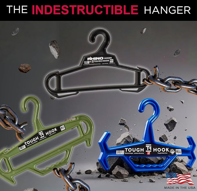 Original Xtreme KRYSTAL Translucent Heavy Duty Clear Hangers | American Made - Image 4
