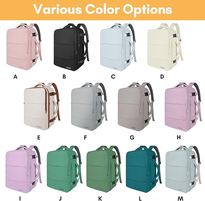 Taygeer Travel Backpack for Women, Carry On Backpack - Image 3