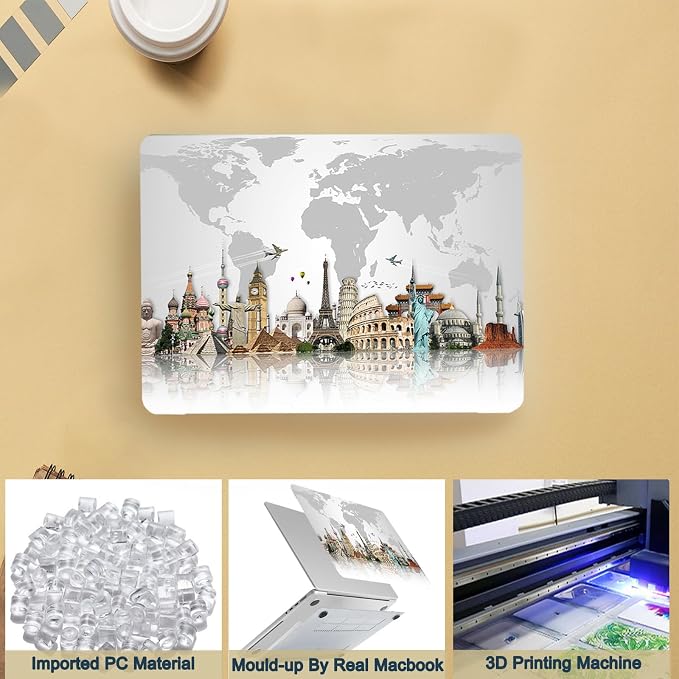 Laptop Case for New MacBook Pro 13 inch M1 M2 2016-2022 Release, Arts Pro 13.3" - Image 4