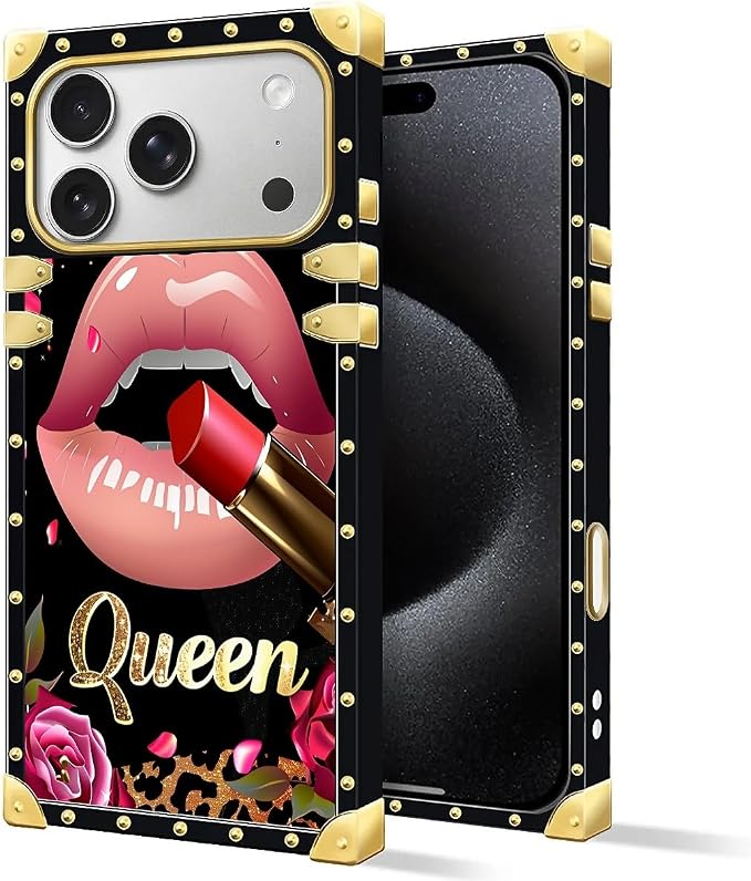 for iPhone 17 Pro Max Case Luxury Golden Decoration - Image 2