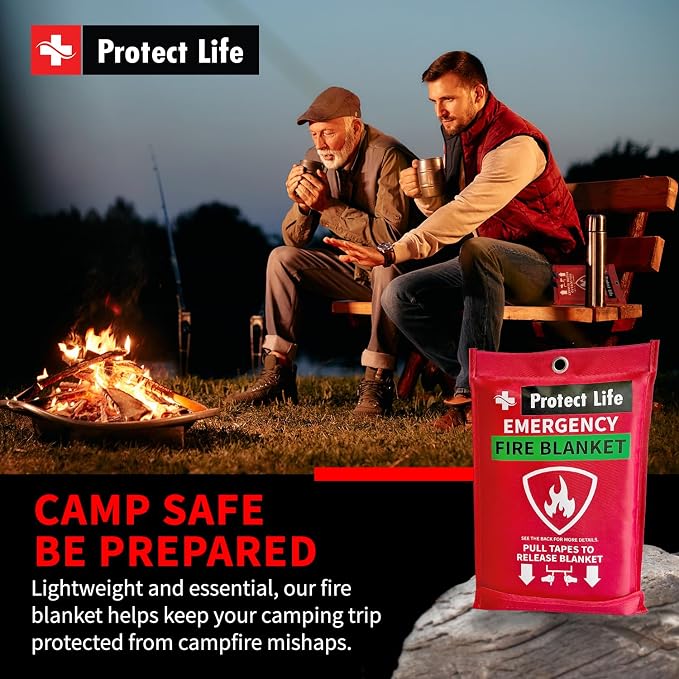 Protect Life Saving Emergency Fire Blankets 4 Pack - Image 7