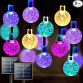 Jedavai Solar String Lights Outdoor 2 Pack 200 Led 80FT Multi-Color Crystal by LightUpYourLife