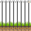 AILBTON 10Ft String Light Poles 8 Pack, Light Poles by AILBTON