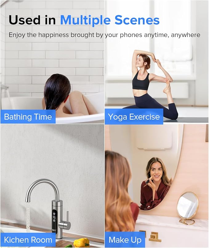 LC-dolida Shower Phone Holder Waterproof Gift - Image 7