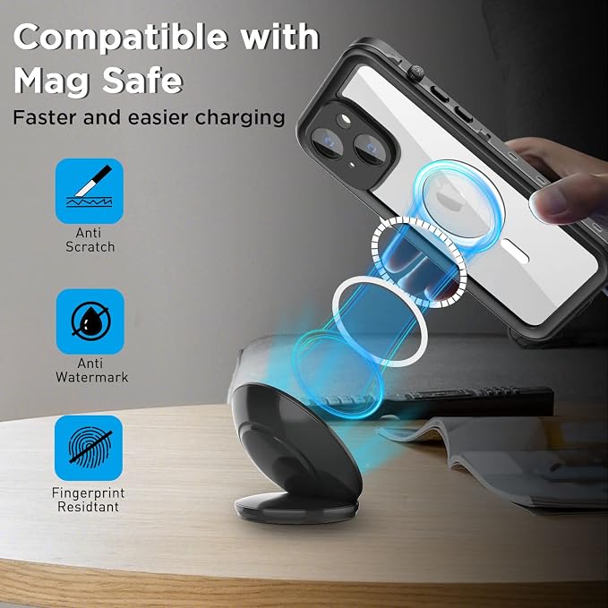 AICase for iPhone 14 Plus Case Waterproof, Compatible - Image 2
