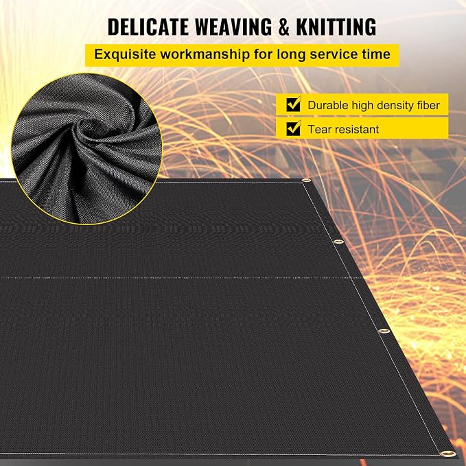 VEVOR Fire Blankets, 2 Pack Welding Blankets, 1022 °F Flame Retardant Blanket - Image 6