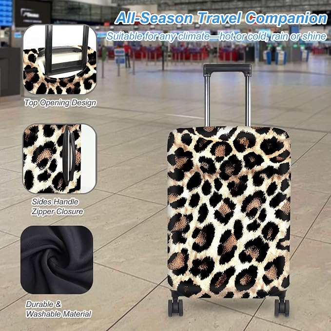 Luggage Cover Protector for 26-28 Inch Suitcases, TSA Approved Elastic Travel - Image 3