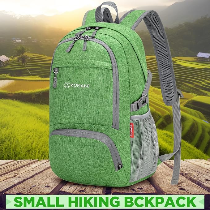 ZOMAKE Ultra Lightweight Packable Backpack 25L, Small Foldable Backpacks Hiking - Image 7